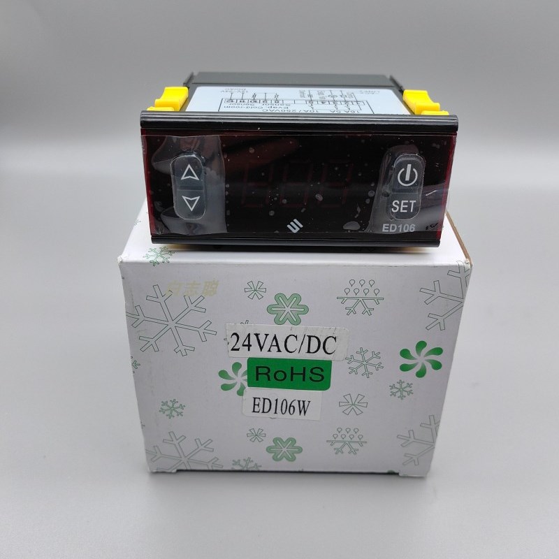 ED106W 12~24VAC/DC 冷藏车电子温控器智能电子温度控制器 调节器