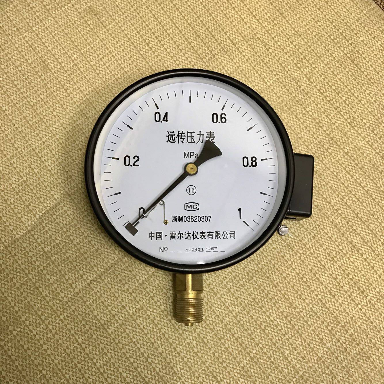 远传压力表 0-1mpa 中国雷尔达仪表有限公司 YTZ-150 直径150mm