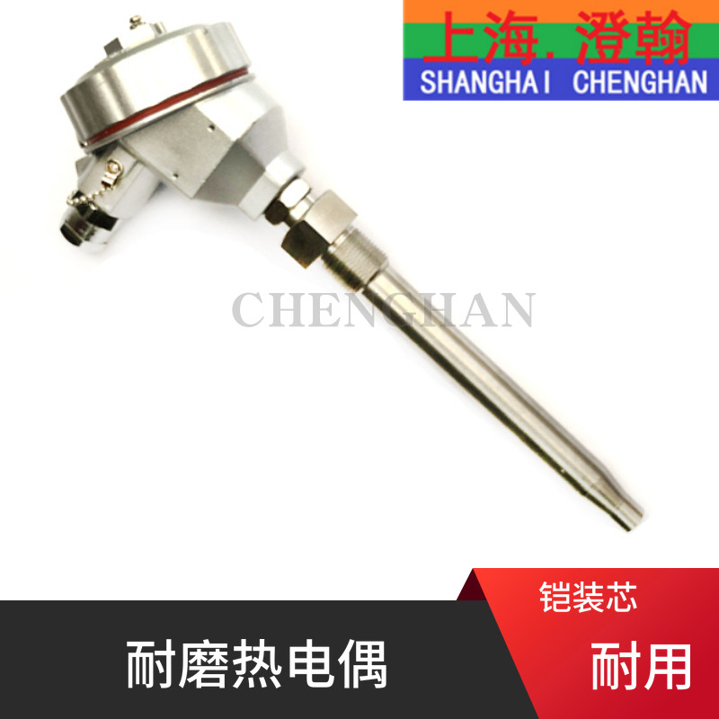 耐磨热电偶WRNN-230耐磨热电阻传感器 耐磨铠装PT100