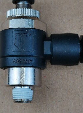 气缸用快速大流量调速阀AS3201F-01-08S调速接头一分牙接8气管
