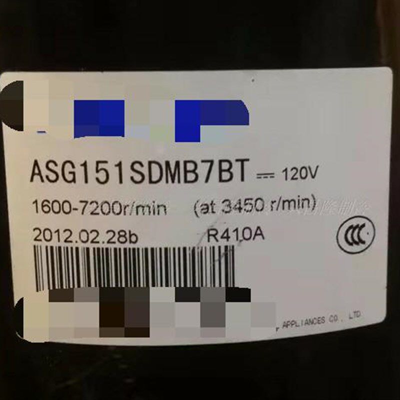 ASG116CV-A5ET ASG151SDMB7BT全新原装海立 格力空调压缩机 定频R