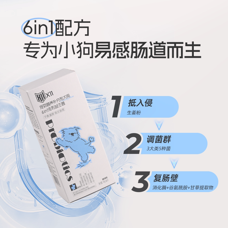 X11犬用益生菌6合1双专利护肠胃图片