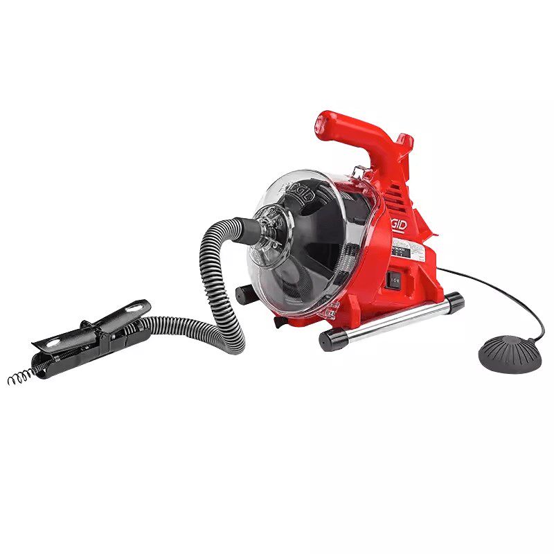 Ridgid里奇R7电动疏通机 马桶厨房下水道管道神器 原装替换钢索
