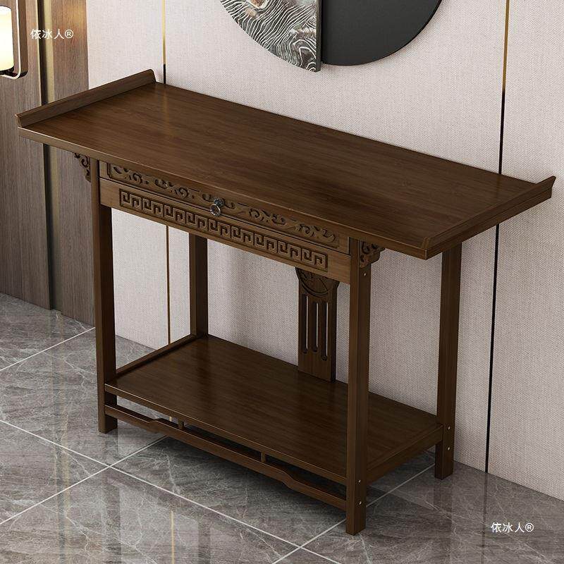 供桌供奉菩萨香炉贡桌佛台家用中式桌子神台供台条案佛桌