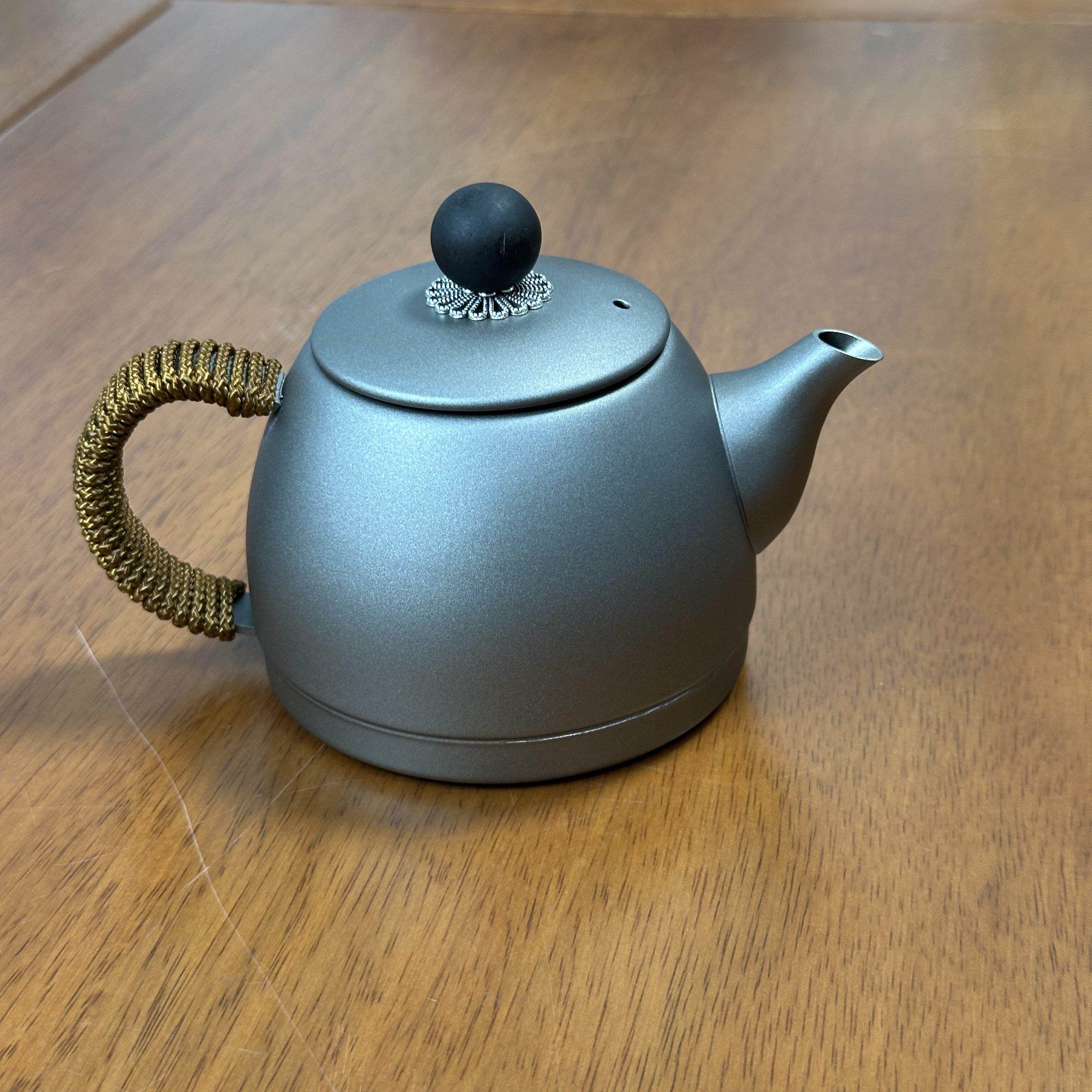 206新纯钛泡茶壶32款50ml家耐高CT003温家用短嘴壶用小型煮茶茶具