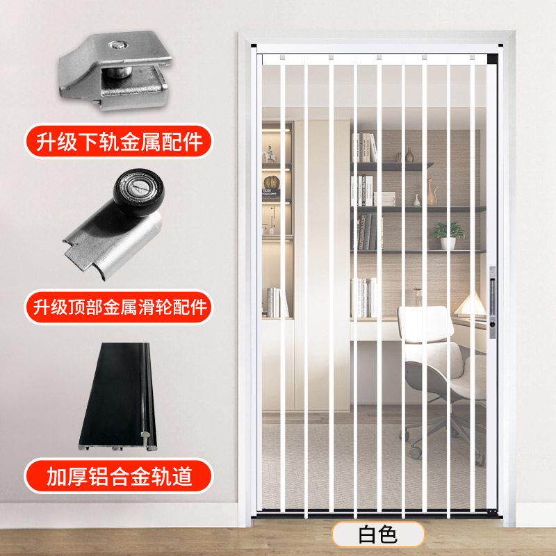 全景门亚克力透空推调拉折叠厨房客厅卫FTL生间玻璃门小户型门隔