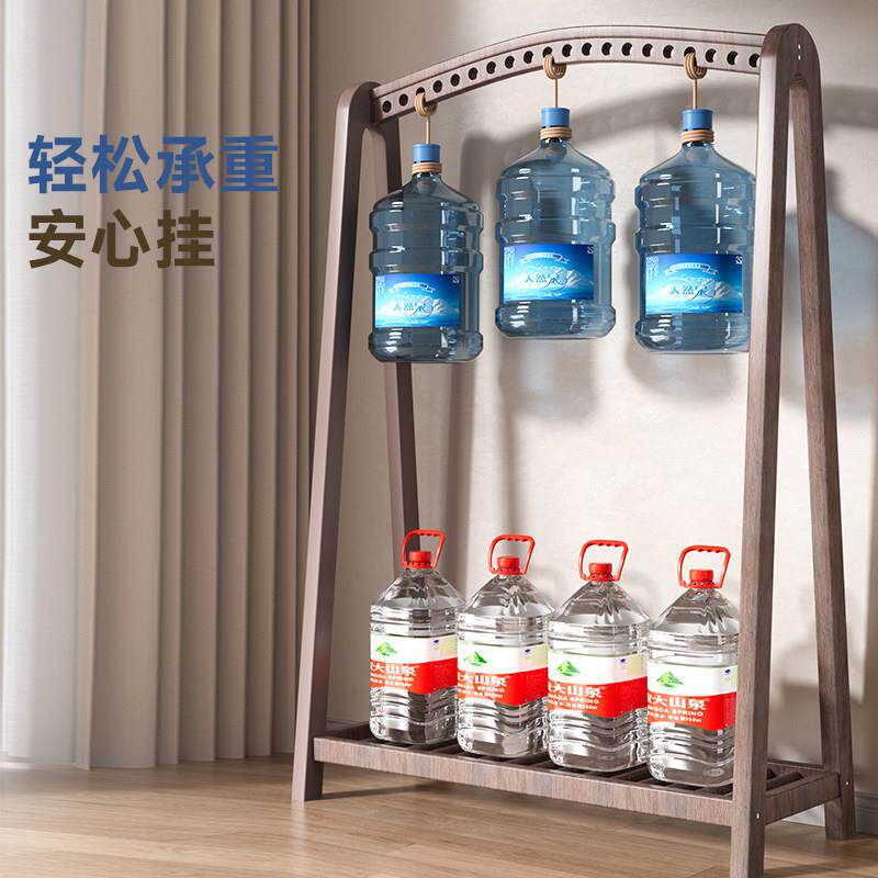 衣架落地实木衣架帽室家用晾衣架卧衣架加粗挂稳固置物架WN-YA610