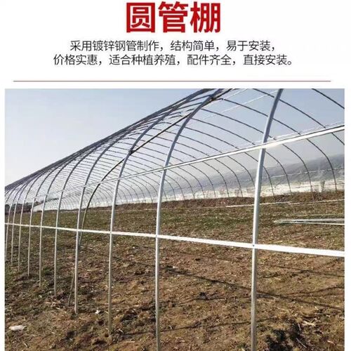 养殖专用大棚全套大棚钢管骨架支架蔬菜种植温室养鸡猪牛羊架子棚