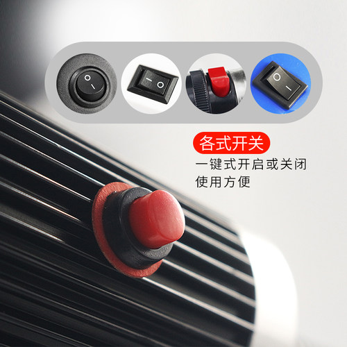 LED机床工作灯强磁开关吸铁座万向软管数控机床冲铣磨床台灯220V