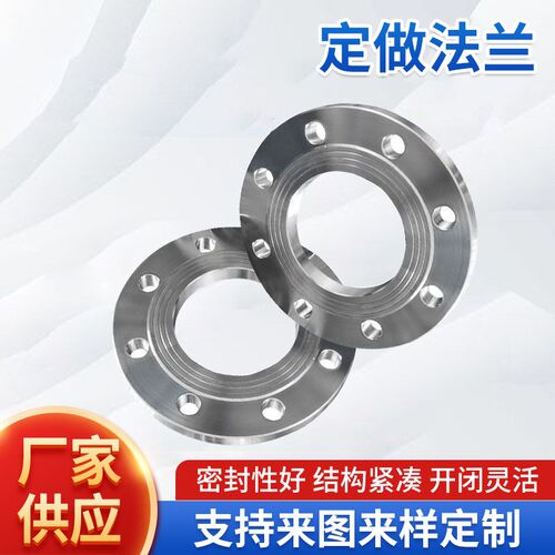 WN带颈平焊锻打法兰碳钢国标钢制对焊盲板高压焊接大口径丝扣法兰