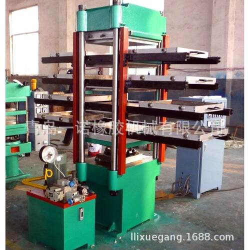 低价出售XLB-D550x550x4/50T四柱式橡胶地砖硫化机