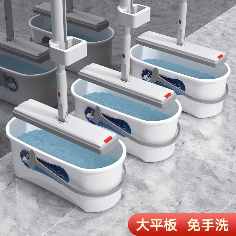 免手洗海绵平板拖把2023新款大号一地拖布净神器懒人家用吸水胶棉