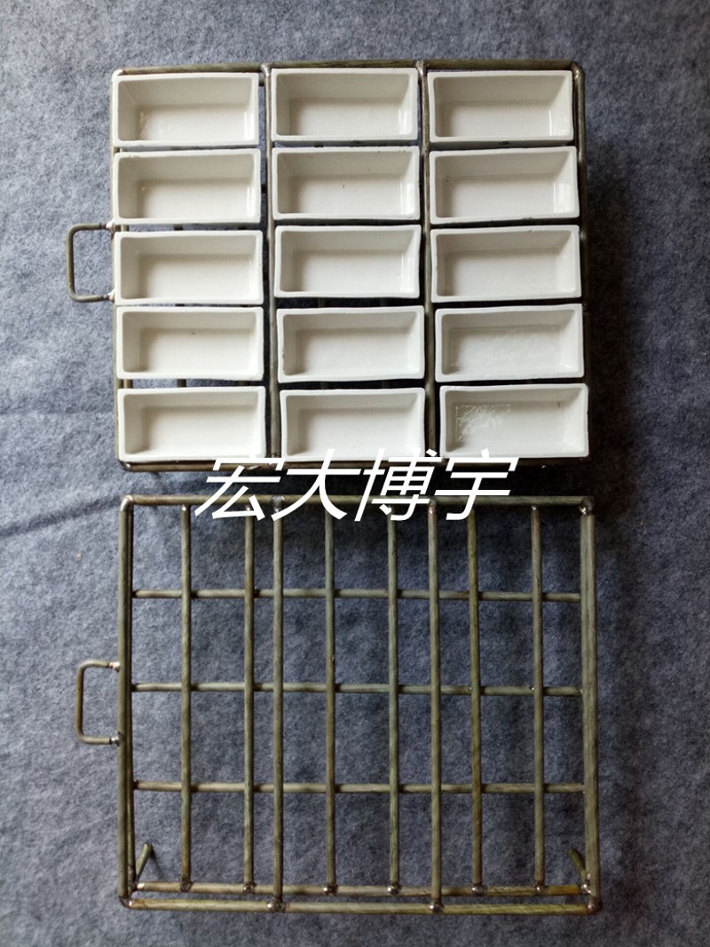 灰皿架  15孔灰皿架  定做多孔坩埚架  坩埚架厂家  灰分架