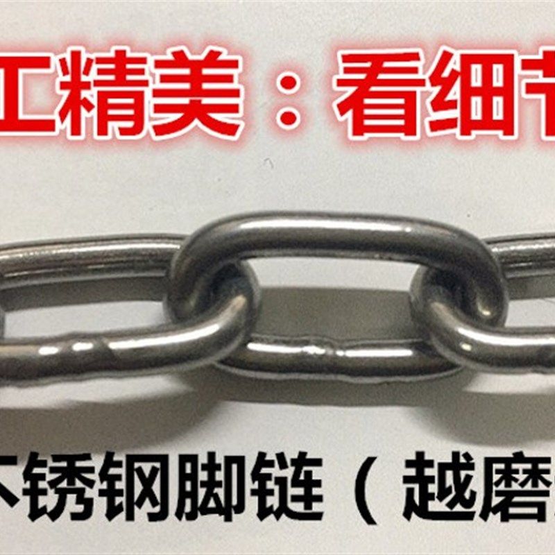 金刚专用鹦鹉大葵304不锈钢脚链/加厚加粗加固型脚环脚链/包邮