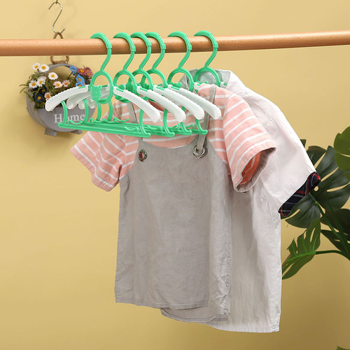 防风防滑儿童伸缩衣架婴儿晾挂晒专用学生小孩新生幼儿家用衣服撑