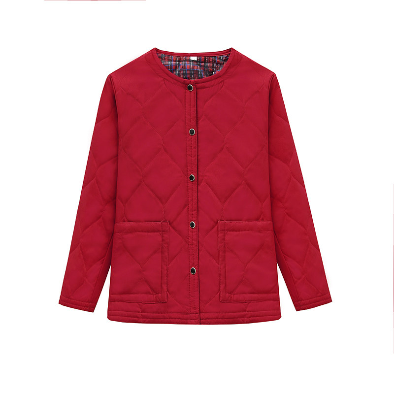 春秋装胖妈妈厚外套开衫夹克6中老年人女加肥加大码薄棉上衣200斤