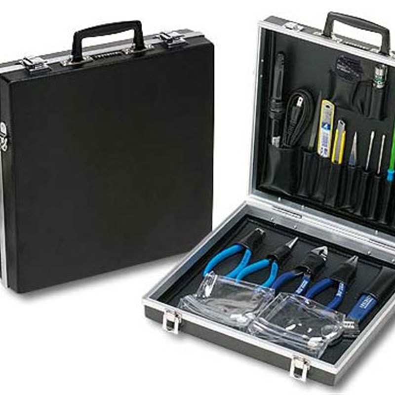 ENGINEER日本工程师 电烙铁钳子工具箱组套KS-09进口日本工具
