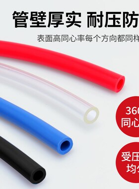 柔性软聚氨酯气管TUS0425/0604/0805/1065R/N/B/BU机械.臂拖链专