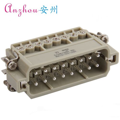 HDC-HA-016-F HDC-HA-016-M 16芯 重载连接器 芯子 LANGQING