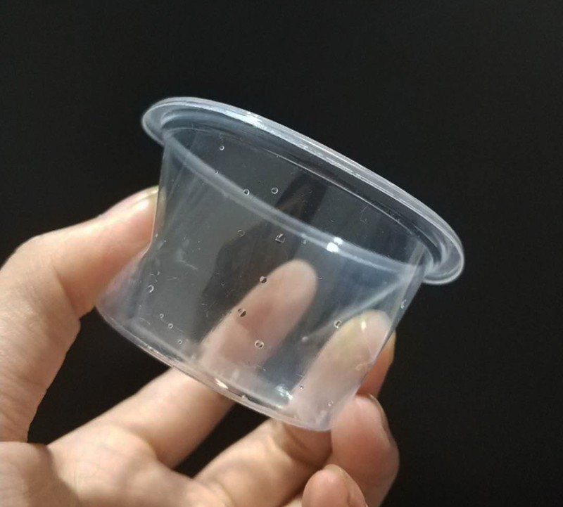 一次性3安杯5安杯布丁果冻杯小菜盒试吃盒带盖酱料杯啫喱盒成都