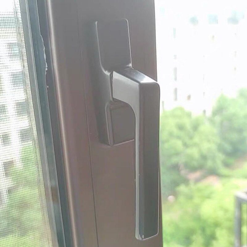 老式50型铝合金窗户把手平开窗断桥外推门窗传动执手拉手外开配件