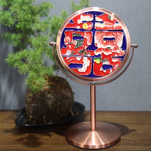 33*20-化妆镜镶嵌瓷版画卧室客厅化妆桌面摆件装饰轻奢礼品