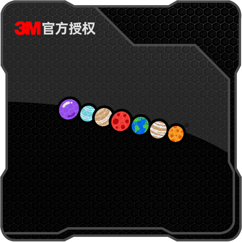 3M个性创意星球-B汽车窗贴纸电动车摩托车头盔装饰防水反光车贴