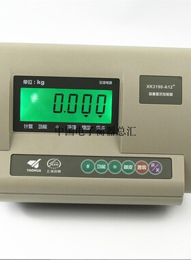 上海耀华XK3190-A12液晶仪表电子秤地磅显示器称重仪表称重显示器