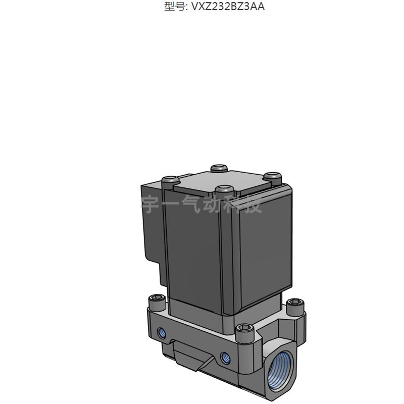 SMC 原装正品VXZ232BZ3AA系列 先导式零差压啓动型2通电磁阀 水用