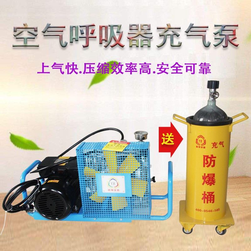 越翔空气呼吸器电动充气泵高压缩机填充泵 正品潜水瓶打气机30mpa