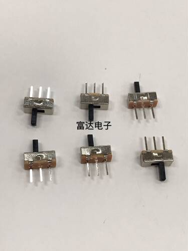 小型拨动开关SS12d00G4小电源开关 横柄式 二档三脚 柄长4MM