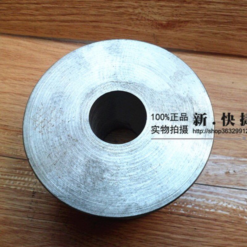 4寸V型全钢制槽轮/100mm45号槽轮方槽滑轮轨道轮滑道轮导轨轮