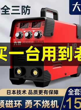 德国进口大焊315电焊机220v家用日本380v小型小霸王双电压自动便