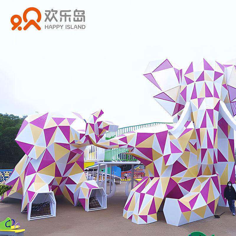 大象滑梯动植物造型乐无动力乐设非备游标定699制大型主题园规划
