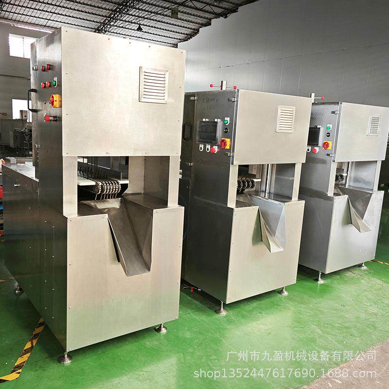 源头工厂牛蹄筋切条XNY机 锯输送式冷冻猪皮皮设切割备 多段锯牛