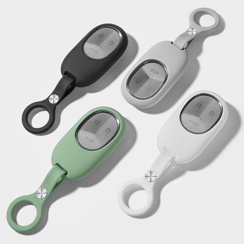 适用蔚来ES6EC6ET5T钥匙套ES8ET7EC7ES7硅胶钥匙壳包Y扣汽车用品