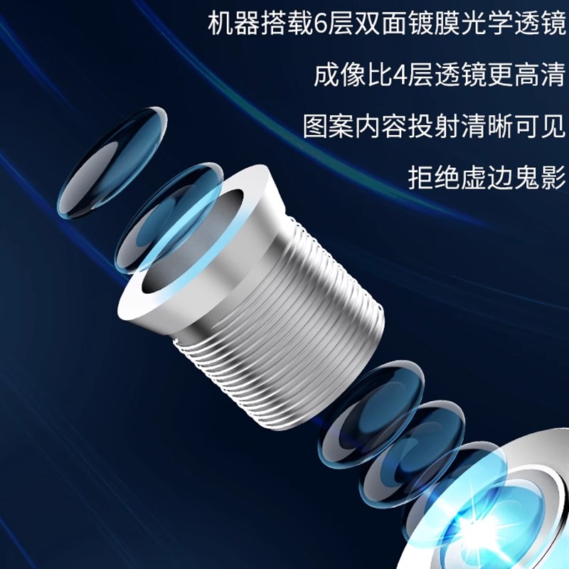 嵌入式广告投影灯吸顶暗装led高清logo灯室内地面门头图案定制