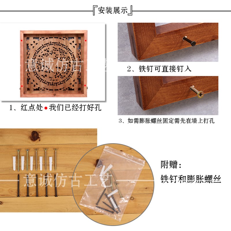 超大尺寸新中式客厅电源盒空开箱配电闸电表箱装饰画遮挡箱壁挂画