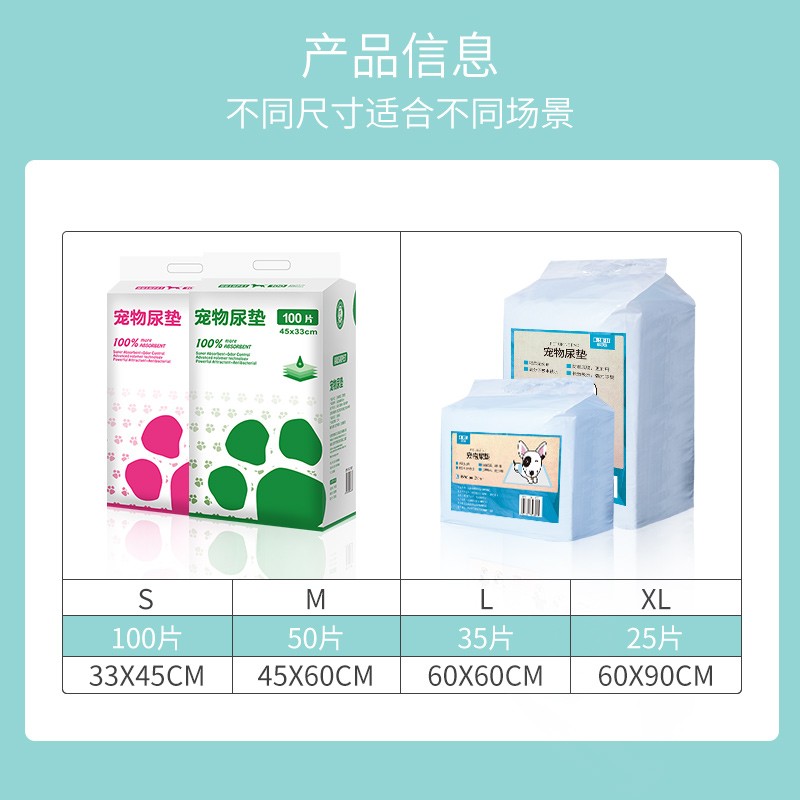 【6包囤货】乐事宠狗狗尿垫宠物狗尿垫训导吸水隔尿片如厕尿垫