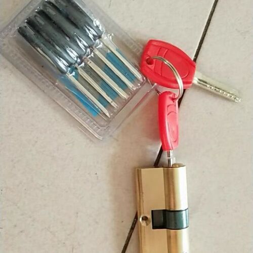 AB锁心防撬防盗门锁芯大门弹子纯铜通用型锁芯安全门锁65-120mm