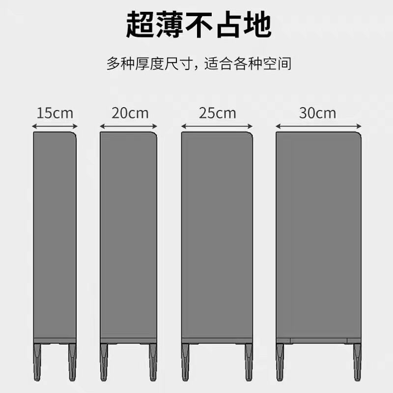 饭厅收纳柜时尚简约风餐柜小户型酒柜入户多层实木大容量杂物柜