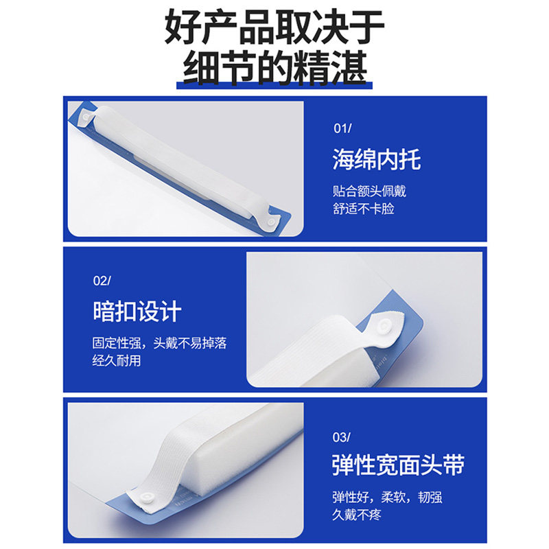 防护面罩透明全脸头罩厨房炒菜防油烟防起雾防灰尘飞沫防电焊护眼图片