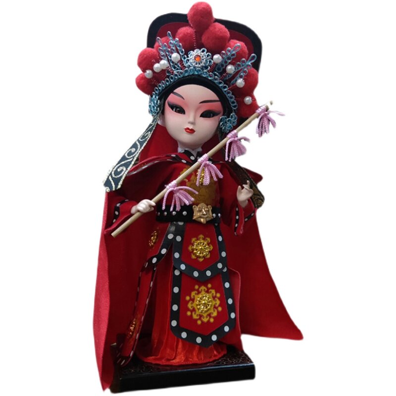 唐人坊绢人玩偶特色纪念品戏曲娃娃中国脸谱送老外京剧人偶摆件图片