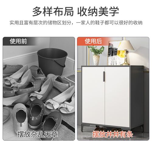 鞋柜轻奢家用入户门口简易鞋架经济型大容量门厅柜阳台收纳储物柜