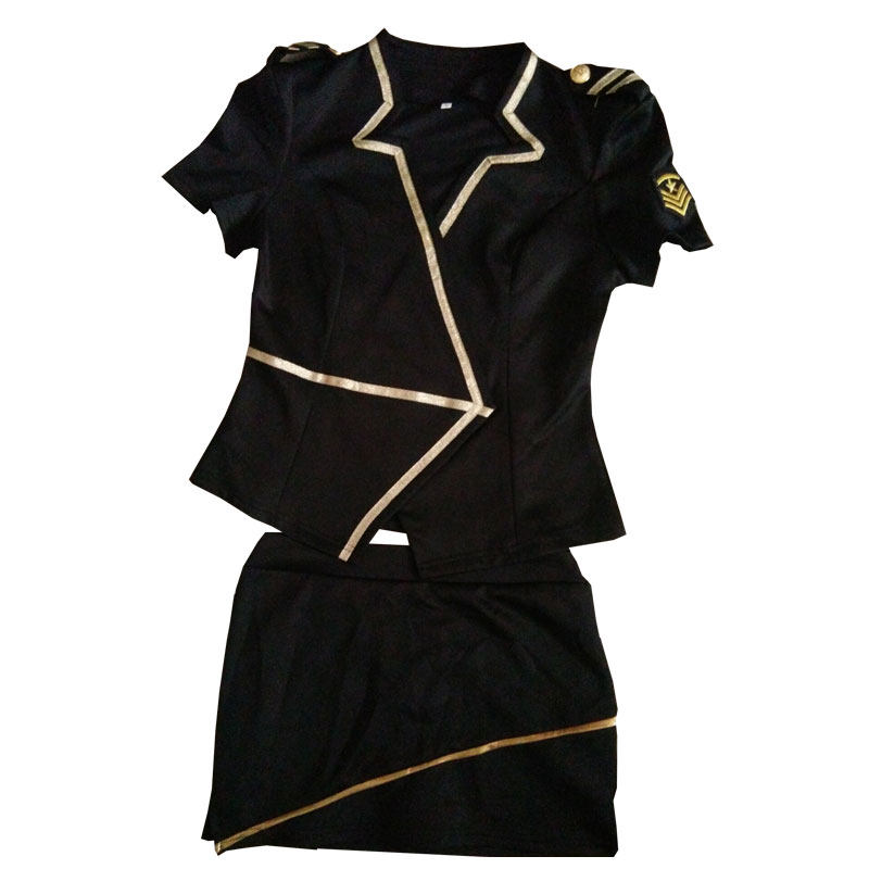 2018新款美容院工作服冬性感足浴足疗技师服长袖显瘦空姐制服套装