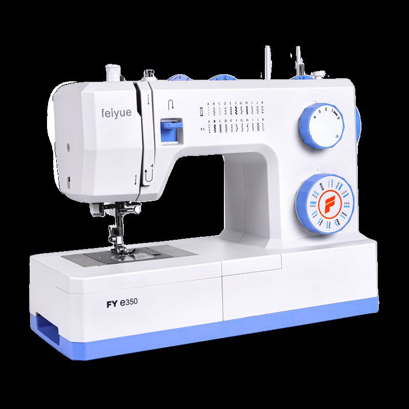 FEIYUE飞跃缝纫机电动家用FYe350多功能带锁边双针100W电机吃厚机