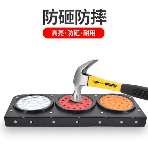 中集转向24V尾灯油罐车挂车刹车倒车LED后尾灯超亮防水通用型圆形