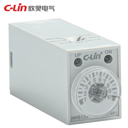 C-Lin欣灵 HHS13S时间继电器H3Y-2 ST6P-2改进型延时开关时段可调