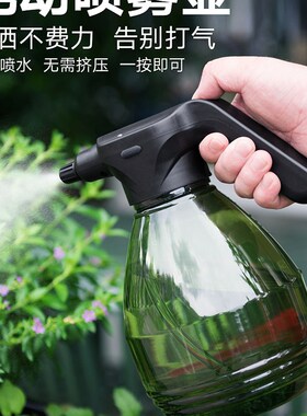 德国进口电动喷壶浇花自动浇洒水喷雾器充电式家用雾状消毒喷水壶