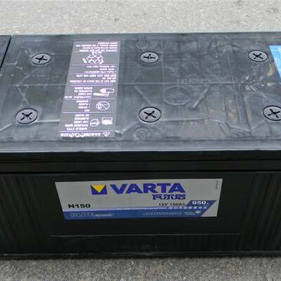 现货VARTA瓦尔塔N150 12V150AH船舶/汽车/起重机/发电机用蓄电池